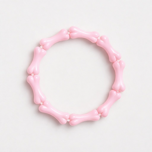 pink bone bracelet