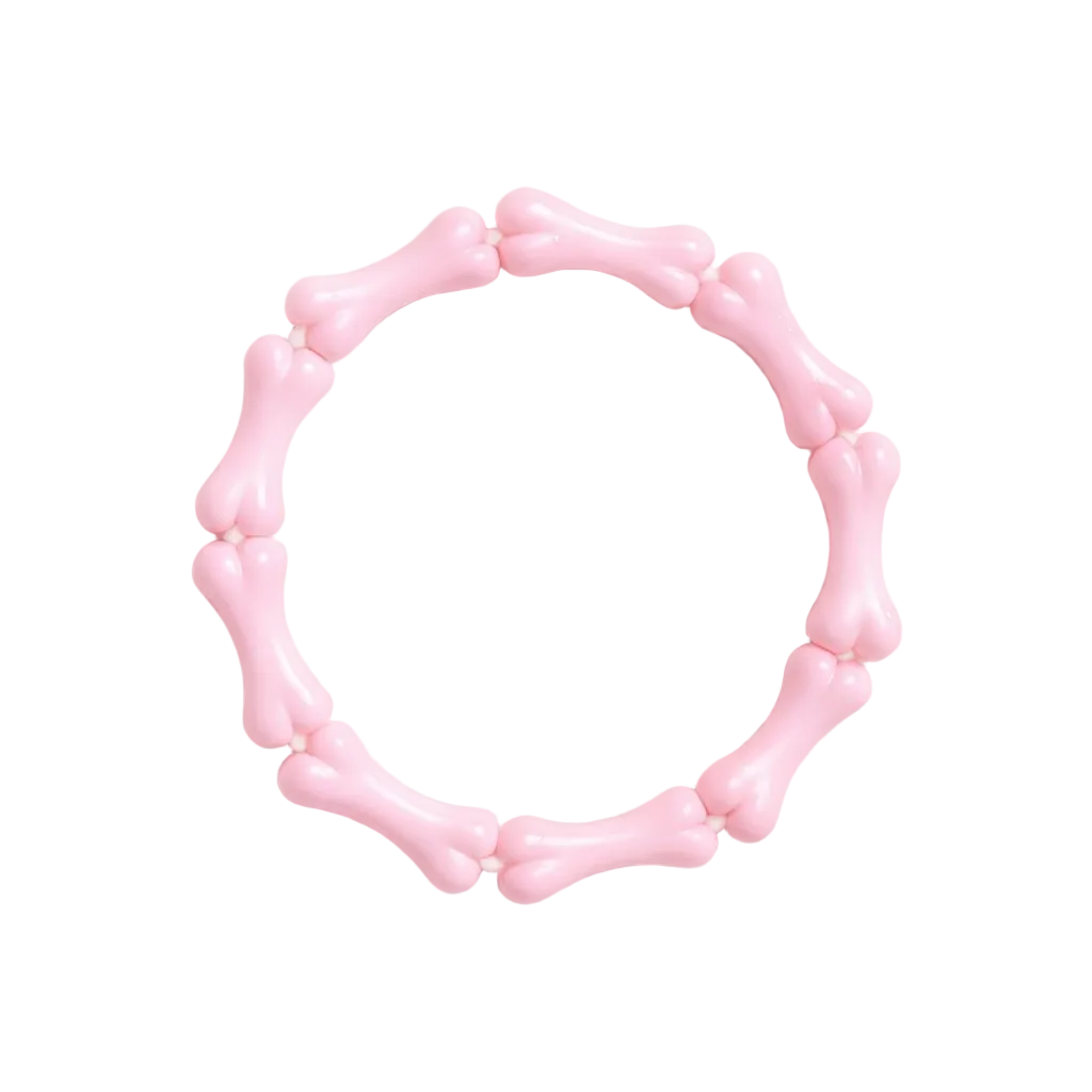 pink bone bracelet