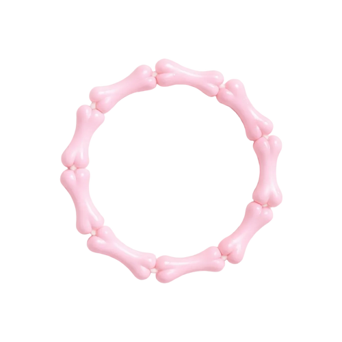 pink bone bracelet